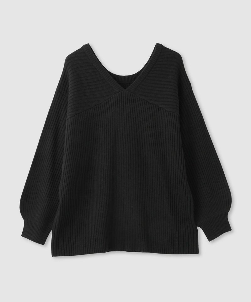 [期間限定knit]milli de l'air  前後2WAYバルキーニット レディース商品画像-19