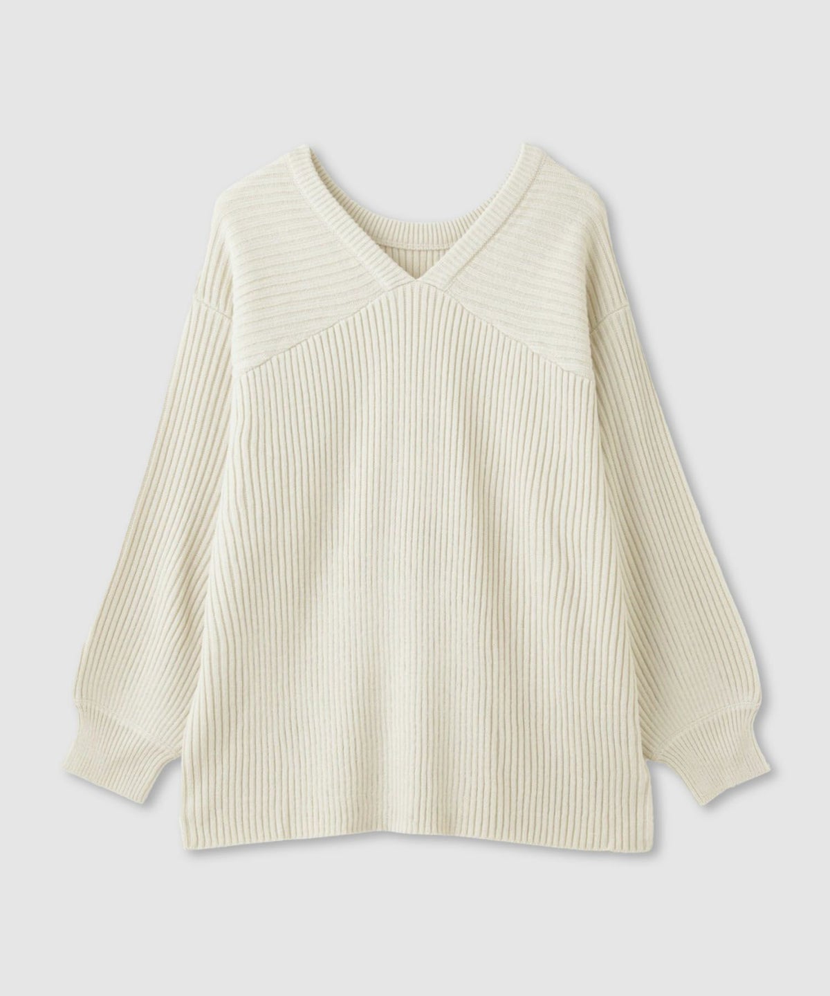 milli de l'air 前後2WAYバルキーニット レディース