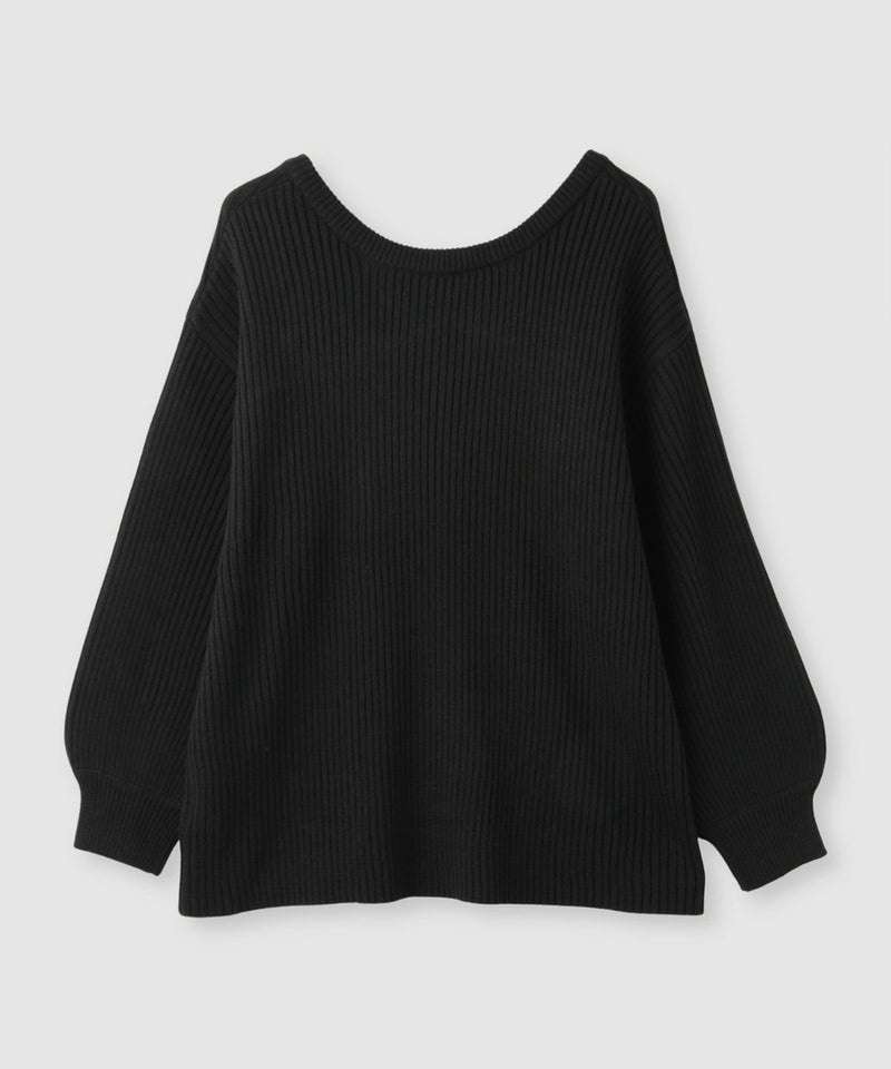 [期間限定knit]milli de l'air  前後2WAYバルキーニット レディース商品画像-23