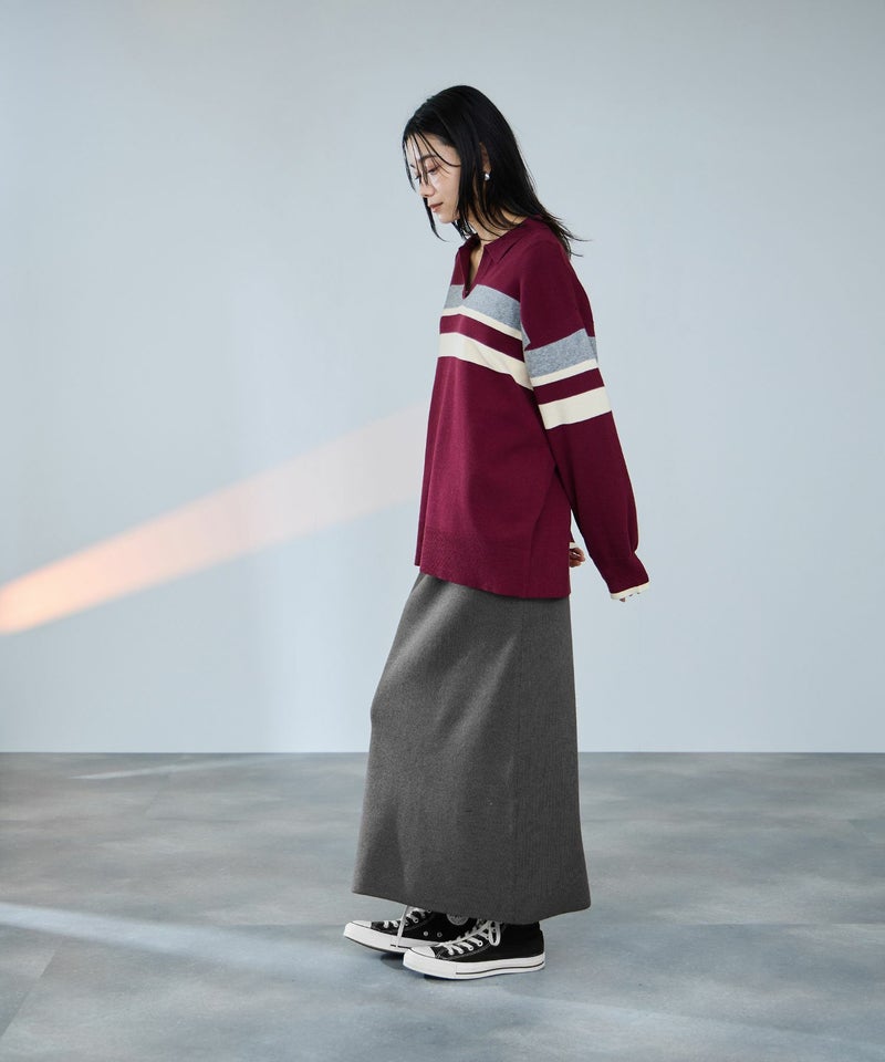 milli de l'air コンフィーズ ミラノリブナロースカート レディース商品画像-6