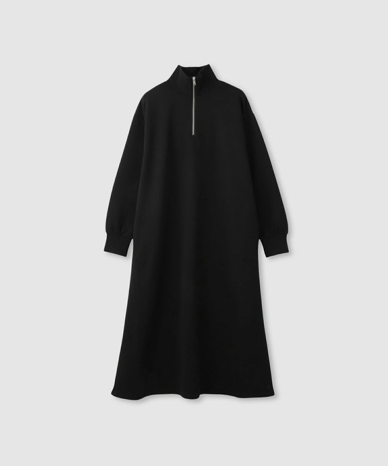 milli de l'air パフィバック ダンボールニット ハーフジップワンピース レディース商品画像-11