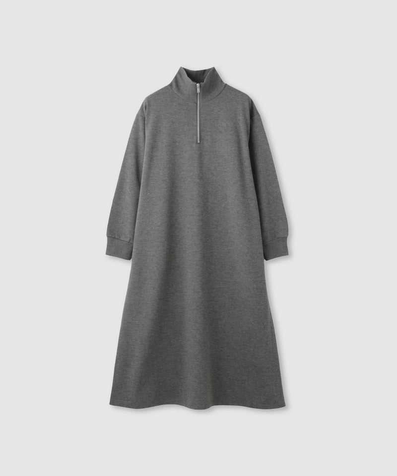 milli de l'air パフィバック ダンボールニット ハーフジップワンピース レディース商品画像-12