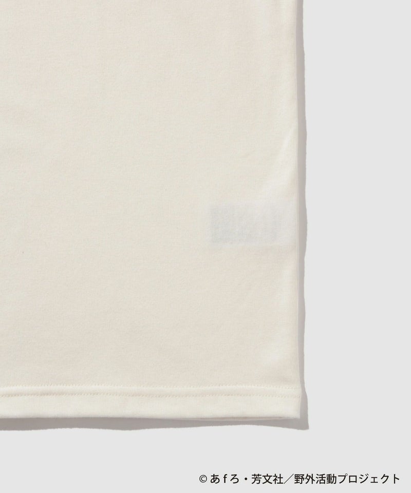 『ゆるキャン△ SEASON３』 袖プリント長袖Tシャツ ホワイト メンズ商品画像-5