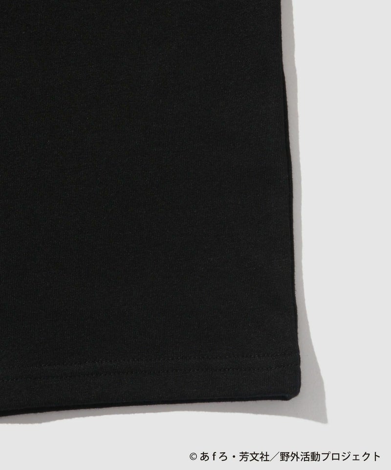 『ゆるキャン△ SEASON3』 袖プリント長袖Tシャツ ブラック メンズ商品画像-7