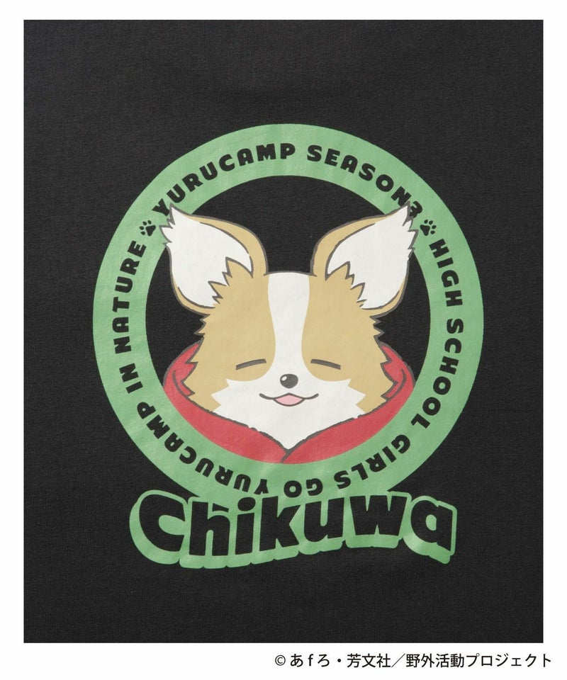 『ゆるキャン△ SEASON3』 バックプリントポケット付きTシャツ ブラック メンズ メール便 対応商品商品画像-7