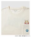 『ゆるキャン△ SEASON3』 バックプリントポケット付きTシャツ ホワイト メンズ メール便 対応商品商品サムネイル-3