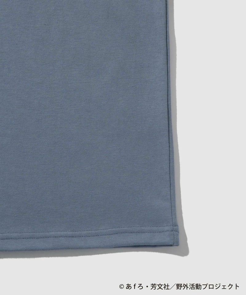 『ゆるキャン△ SEASON3』 バックプリントTシャツ ブルー メンズ メール便 対応商品商品画像-5