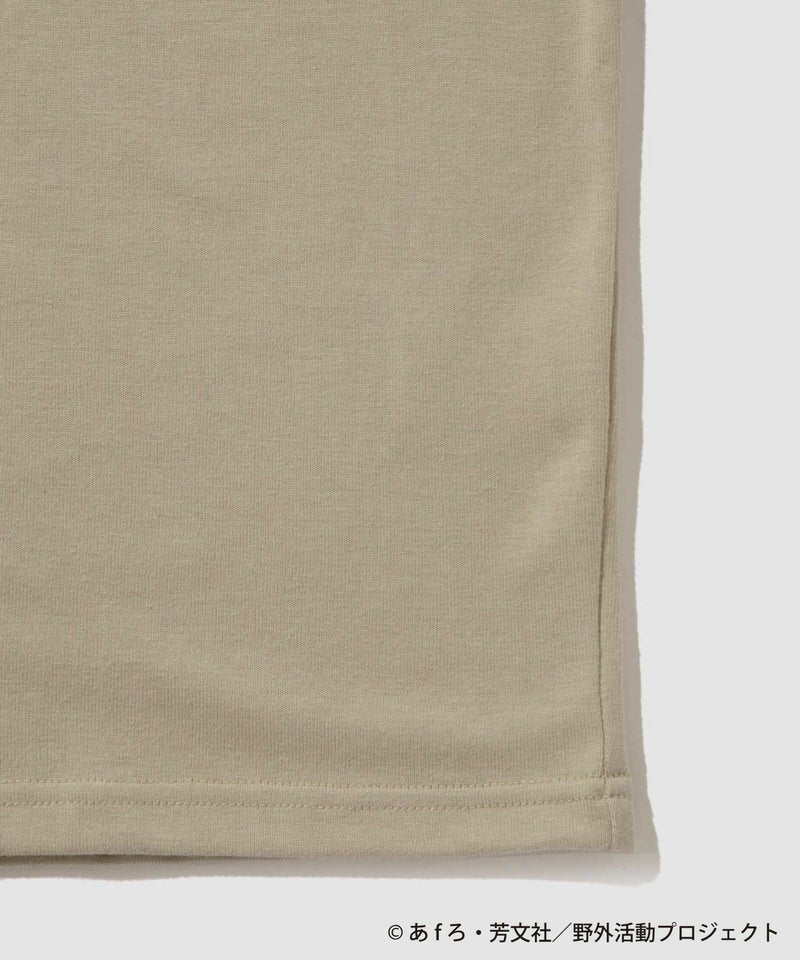 『ゆるキャン△ SEASON３』 バックプリントTシャツ ベージュ メンズ メール便 対応商品商品画像-5