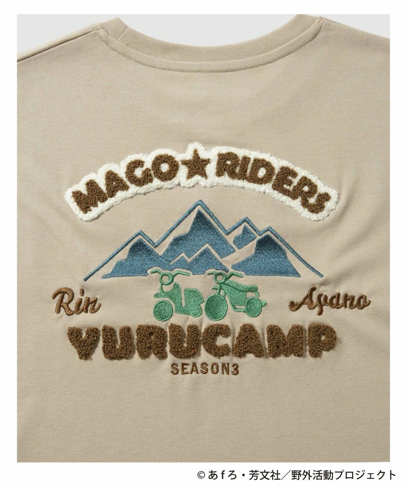 『ゆるキャン△ SEASON３』 バックプリントTシャツ ベージュ メンズ メール便 対応商品商品画像-7