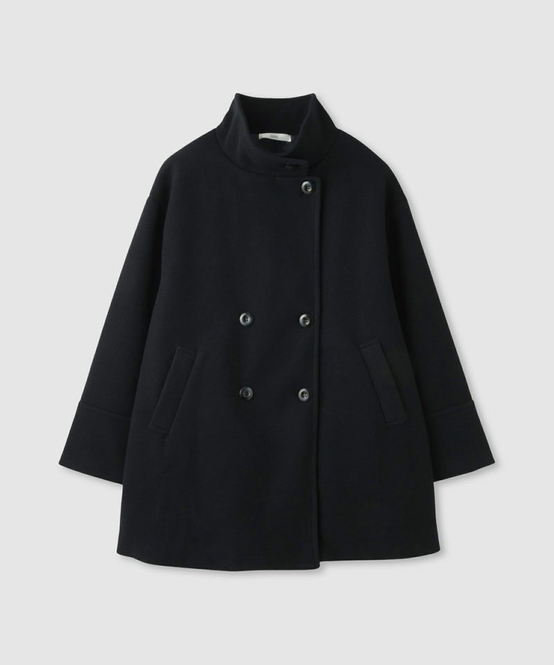 Idnes スタンドカラーミドルコート レディース商品画像-17