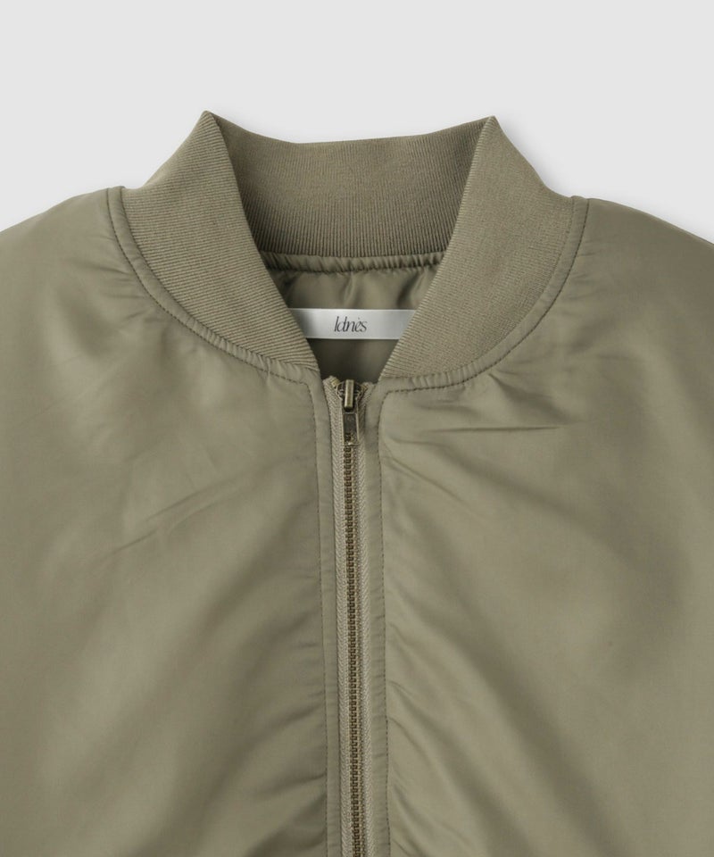 Idnes 中綿MA-1タイプジャケット レディース商品画像-14