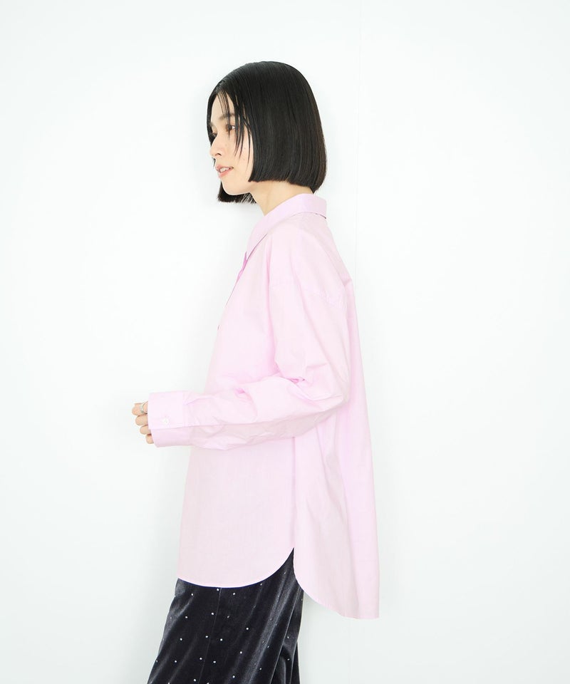 Idnes レギュラーカラーオーバーサイズシャツ レディース商品画像-5