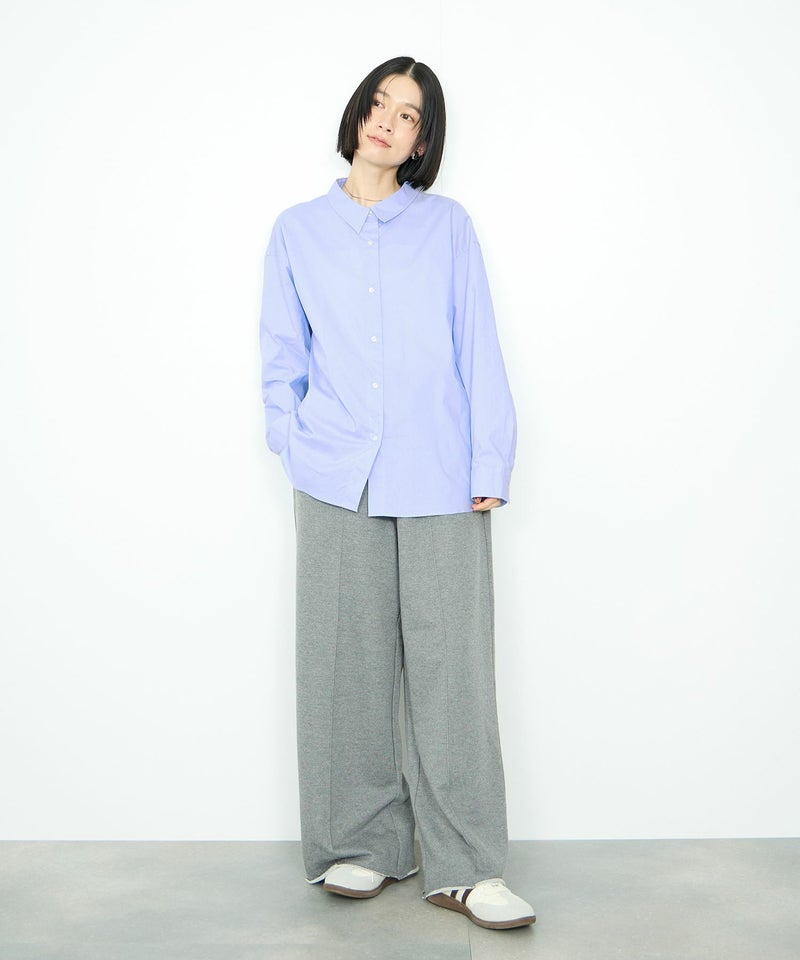 Idnes レギュラーカラーオーバーサイズシャツ レディース商品画像-10