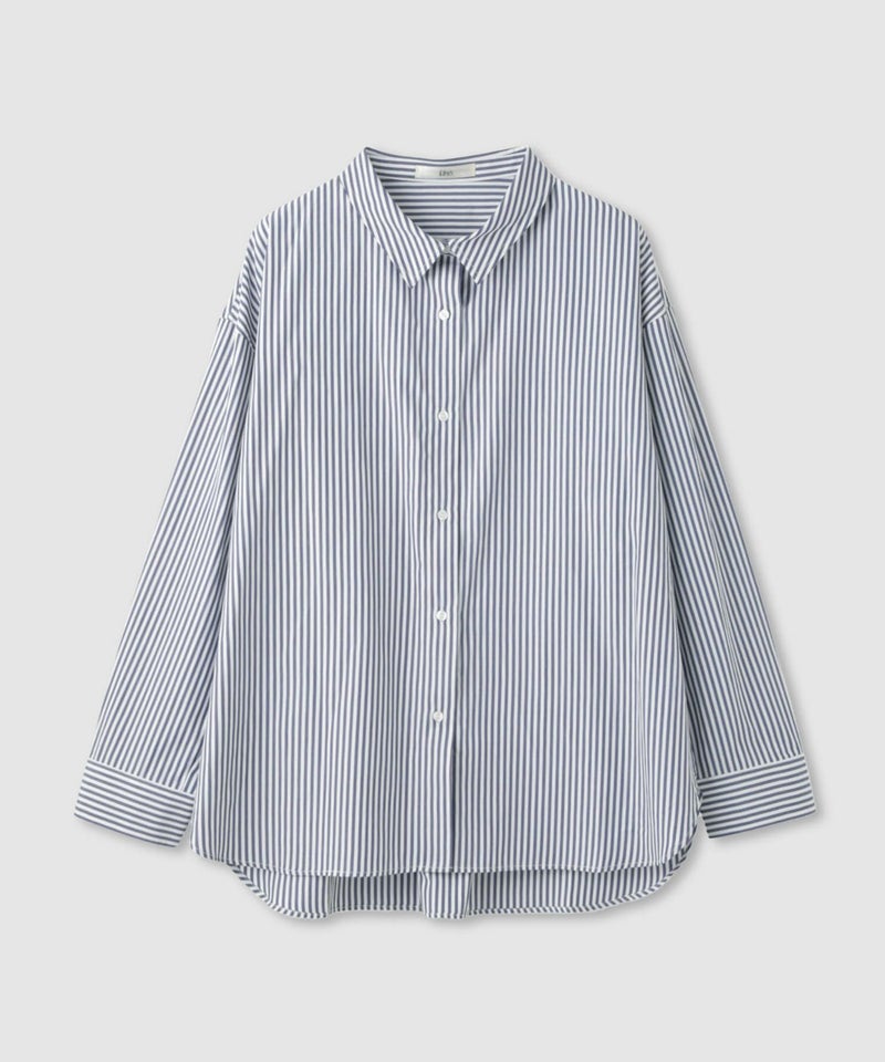 Idnes レギュラーカラーオーバーサイズシャツ レディース商品画像-17