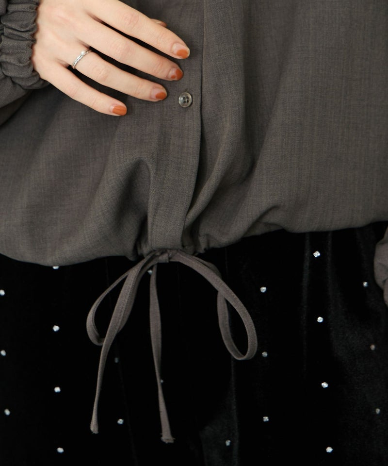 Idnes 裾ドロストブラウス レディース商品画像-10