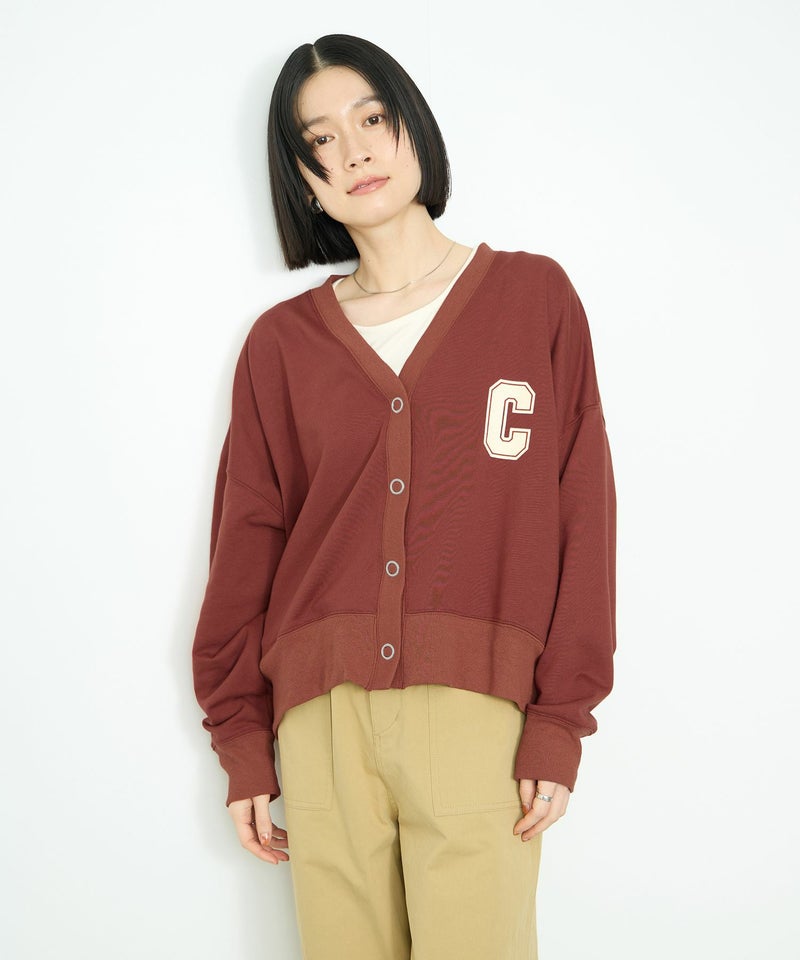 Idnes ロゴスウェットカーディガン レディース商品画像-4