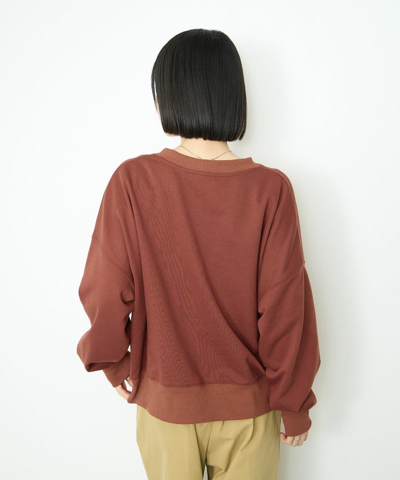 Idnes ロゴスウェットカーディガン レディース商品画像-6