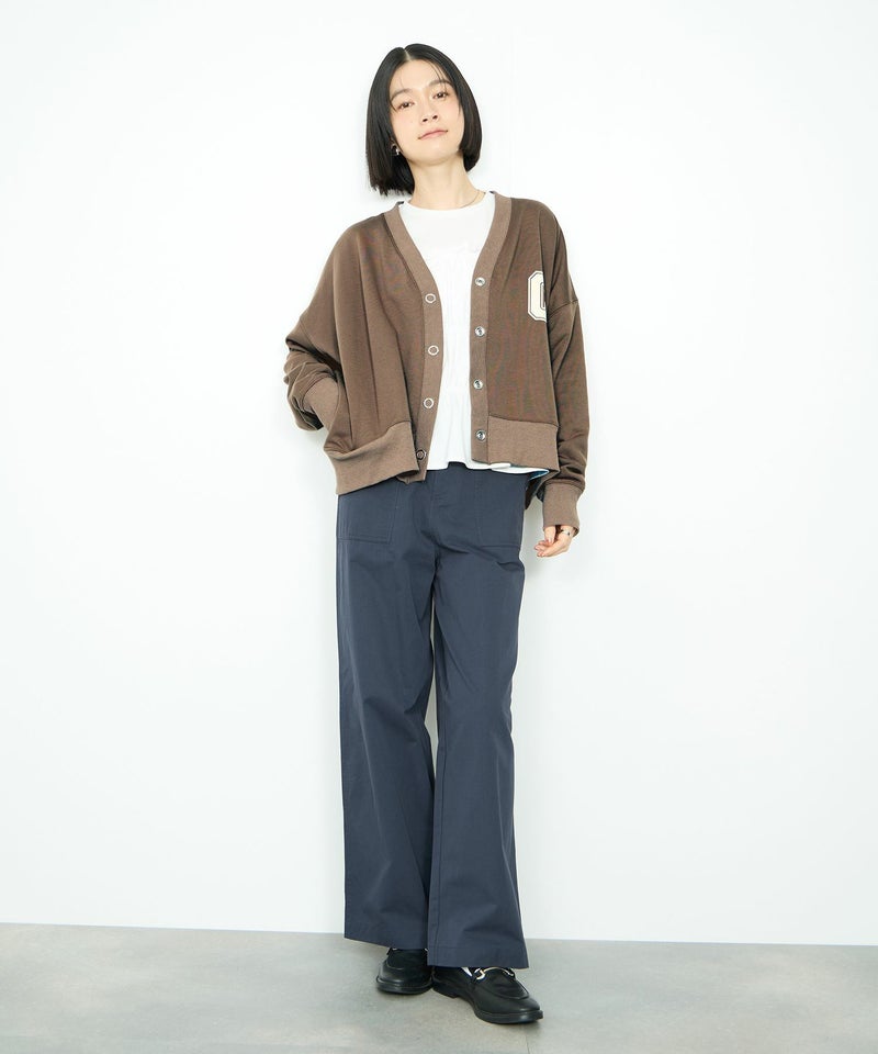 Idnes  ロゴスウェットカーディガン レディース商品画像-13