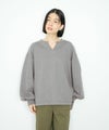 Idnes スウェットVネックプルオーバー レディース商品サムネイル-9