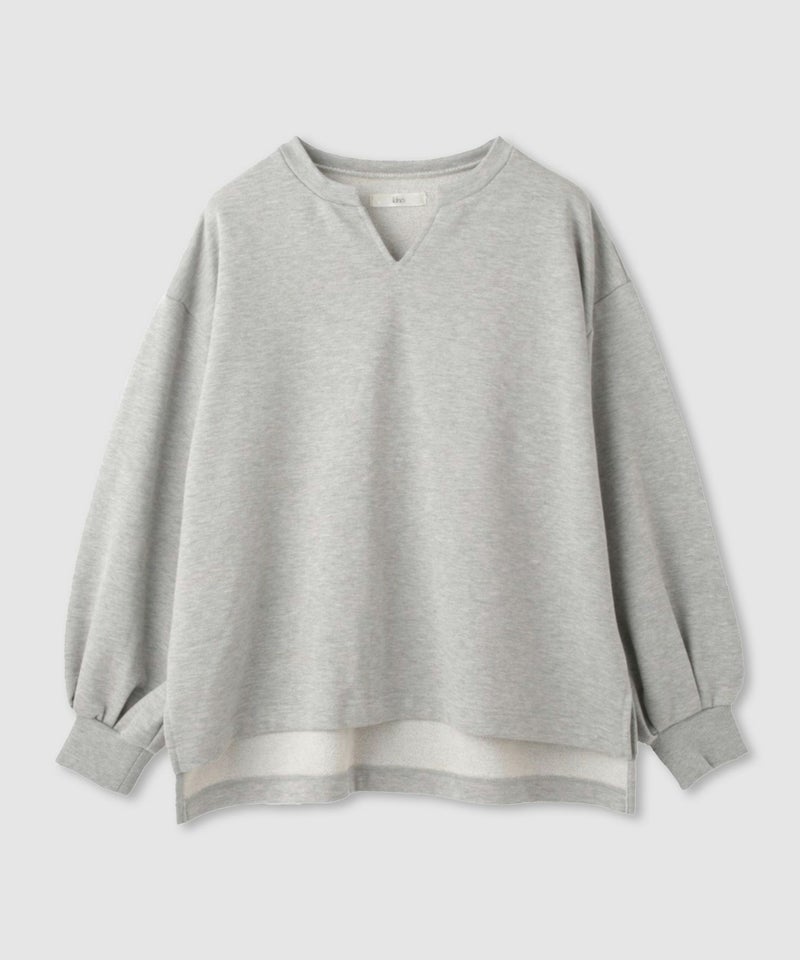 Idnes スウェットVネックプルオーバー レディース商品画像-12