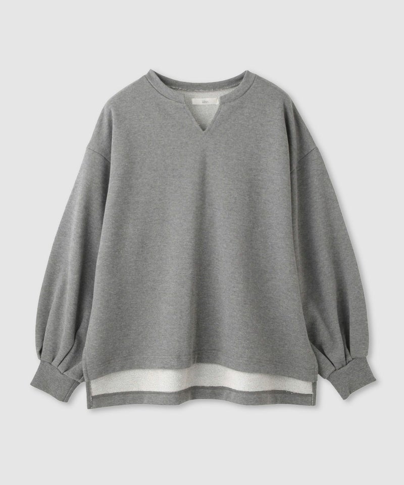 Idnes スウェットVネックプルオーバー レディース商品画像-13