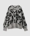 Idnes レオパードニットプルオーバー レディース商品サムネイル-13