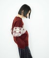 [期間限定knit]Idnes  雪柄シャギーニット レディース商品サムネイル-5