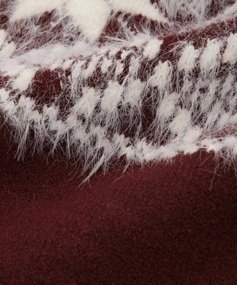 Idnes 雪柄シャギーニット レディース商品画像-22