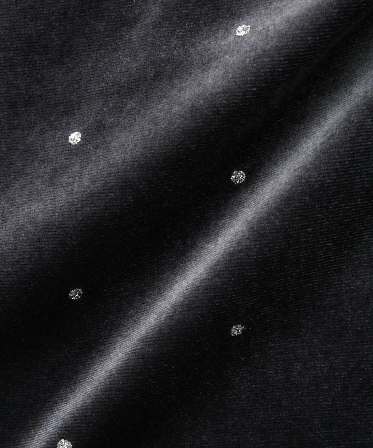 Idnes ベロアドットパンツ レディース