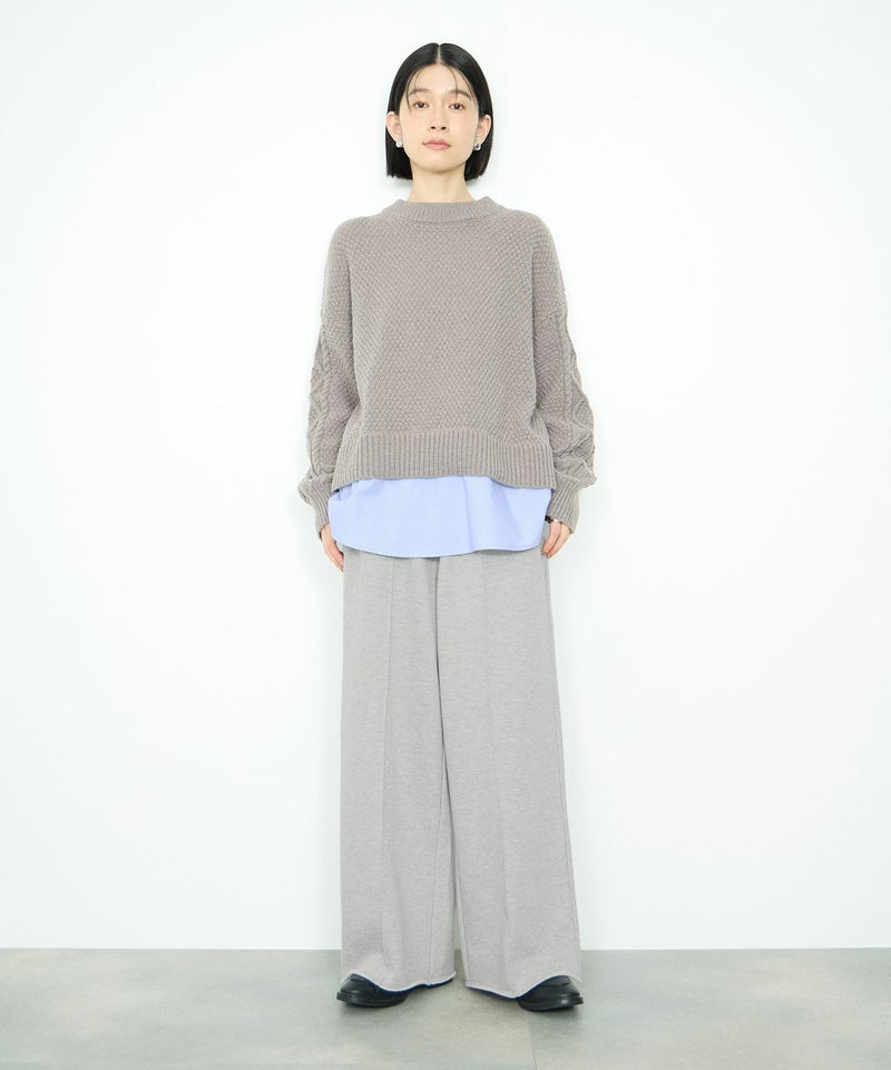 Idnes スウェットイージーパンツ レディース商品画像-5