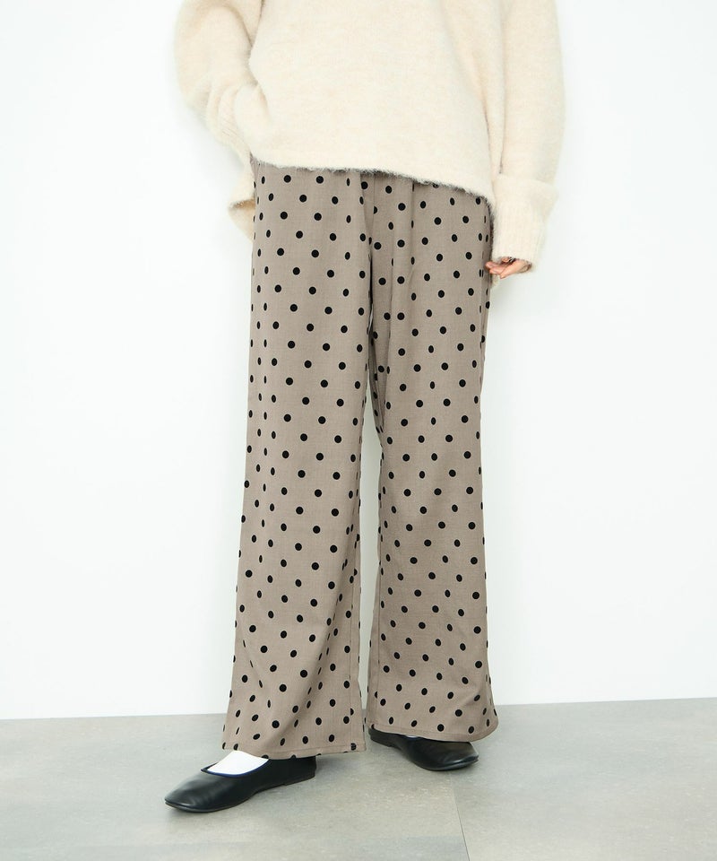 Idnes ドットイージーパンツ レディース商品画像-1