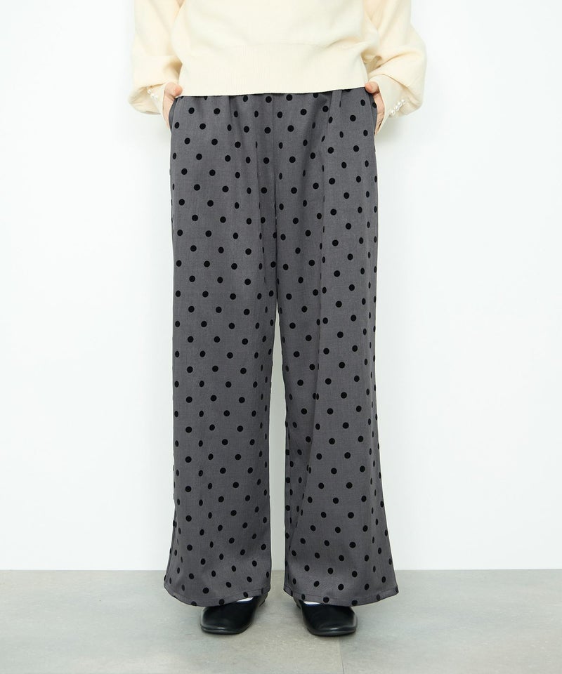 Idnes ドットイージーパンツ レディース商品画像-2