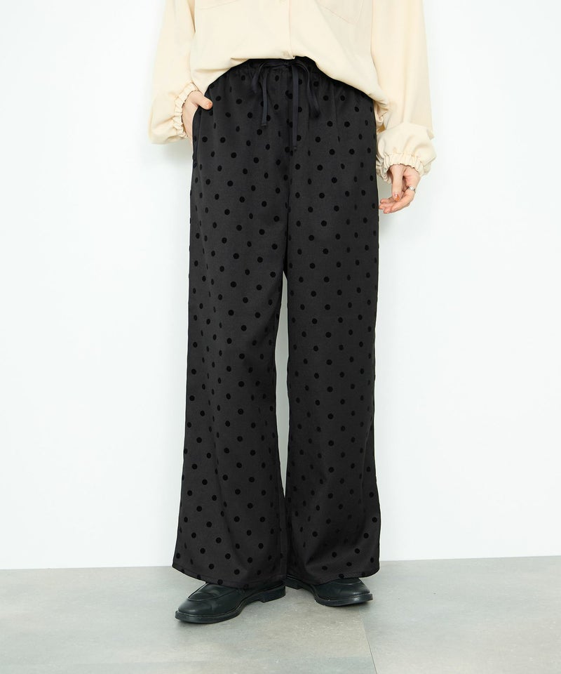 Idnes ドットイージーパンツ レディース商品画像-3