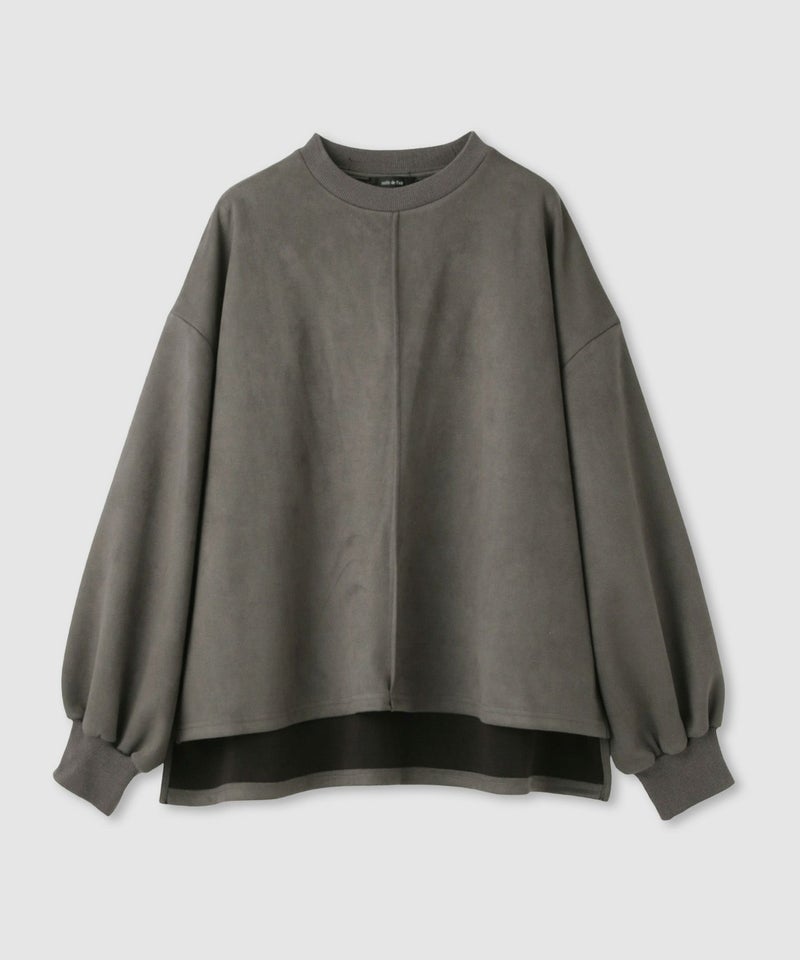 milli de l'air ポンチ素材スエードライクプルオーバー レディース商品画像-14