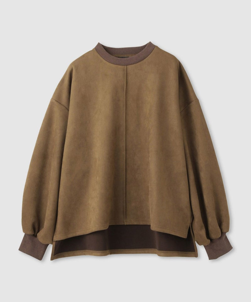 milli de l'air ポンチ素材スエードライクプルオーバー レディース商品画像-16