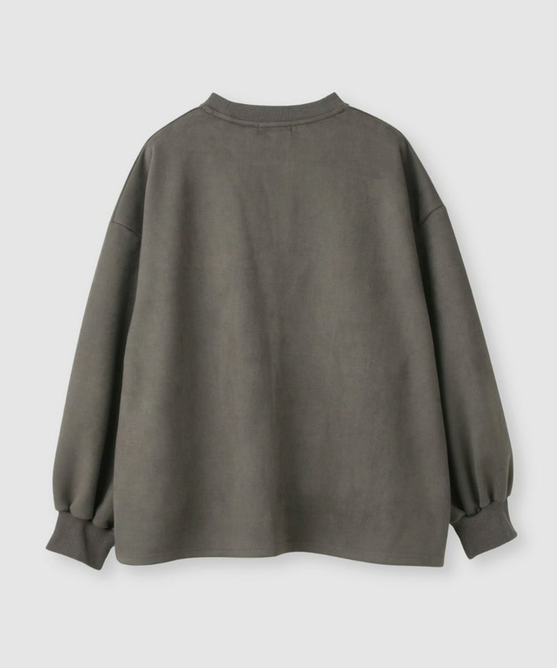 milli de l'air ポンチ素材スエードライクプルオーバー レディース商品画像-17