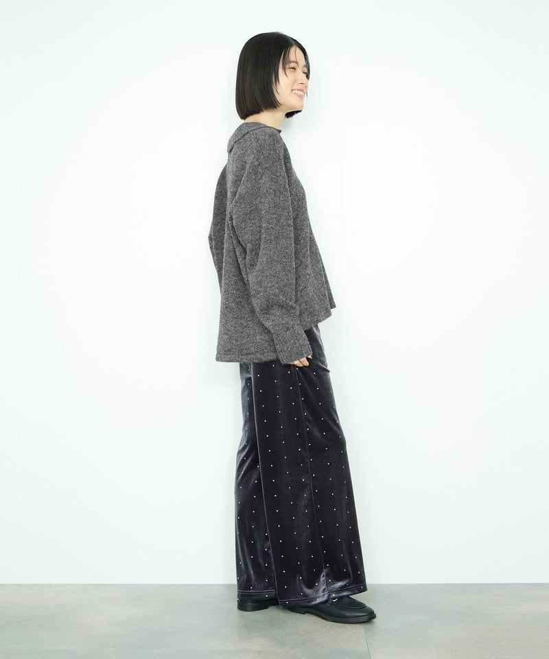 Idnes スキッパーポロニット レディース商品画像-7