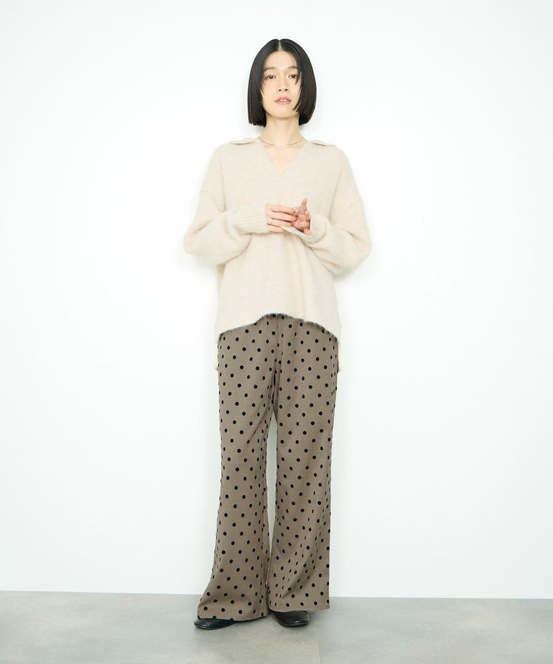 Idnes スキッパーポロニット レディース商品画像-10