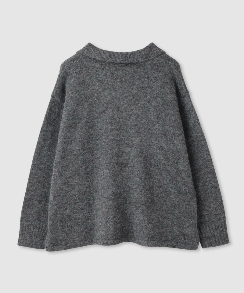 [期間限定knit]Idnes  スキッパーポロニット レディース商品画像-13