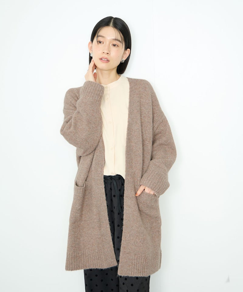 Idnes ロングニットカーディガン レディース商品画像-4