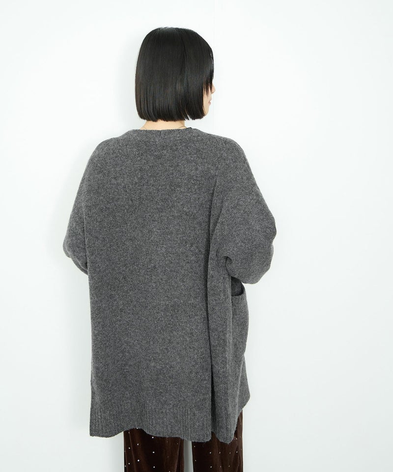 [期間限定knit]Idnes  ロングニットカーディガン レディース商品画像-6