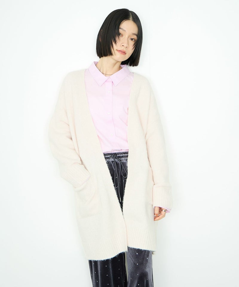 [期間限定knit]Idnes  ロングニットカーディガン レディース商品画像-9