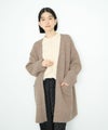 [期間限定knit]Idnes  ロングニットカーディガン レディース商品サムネイル-12