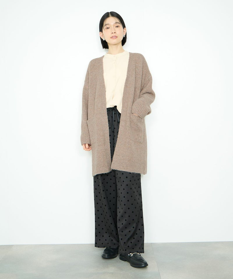 [期間限定knit]Idnes  ロングニットカーディガン レディース商品画像-13