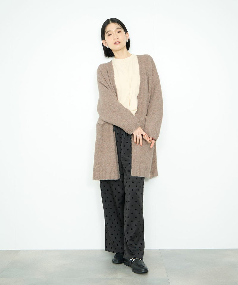 [期間限定knit]Idnes  ロングニットカーディガン レディース商品画像-14