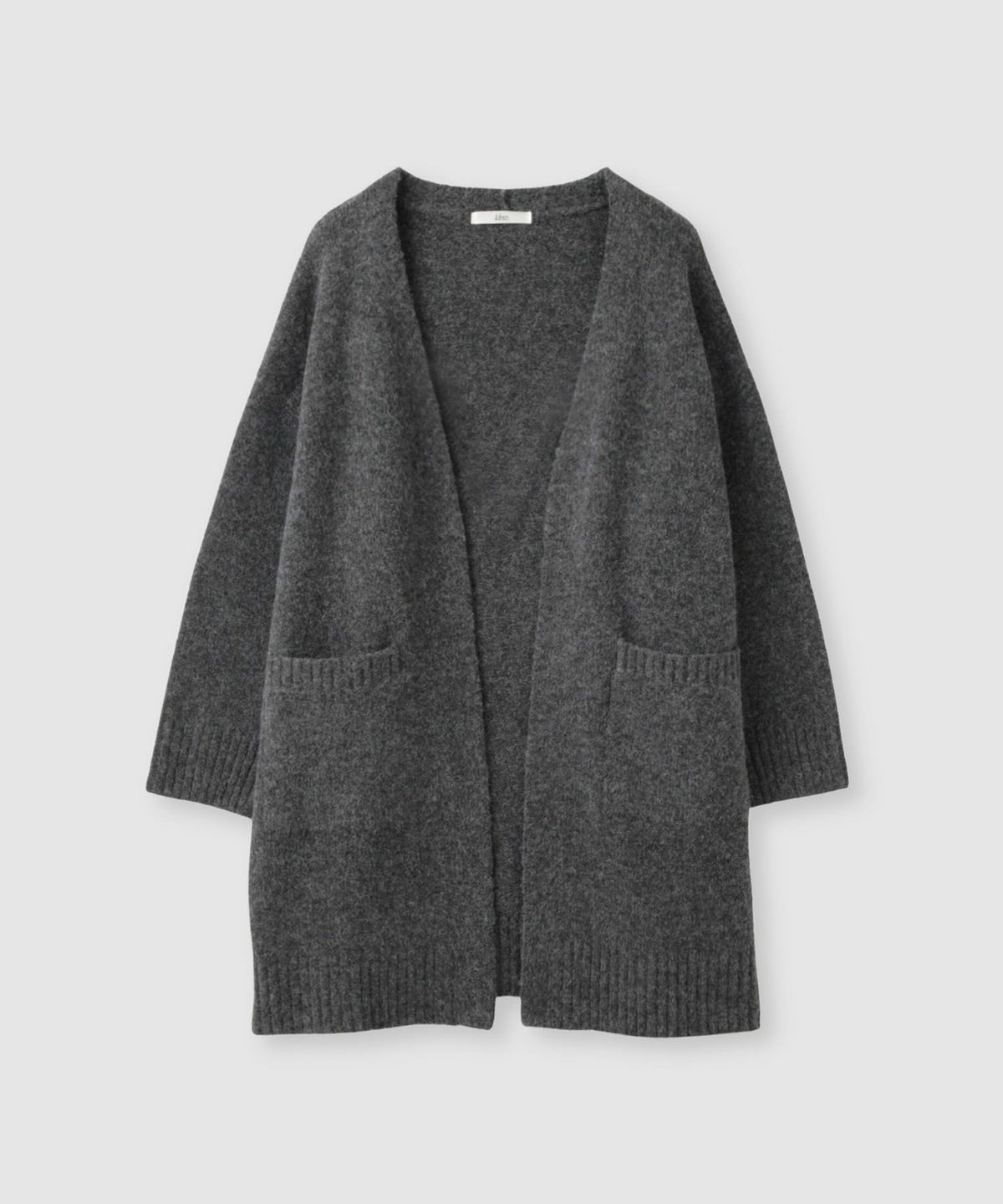 Idnes ロングニットカーディガン レディース