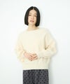 [期間限定knit]Idnes  横リブパールボタンニット レディース商品サムネイル-2
