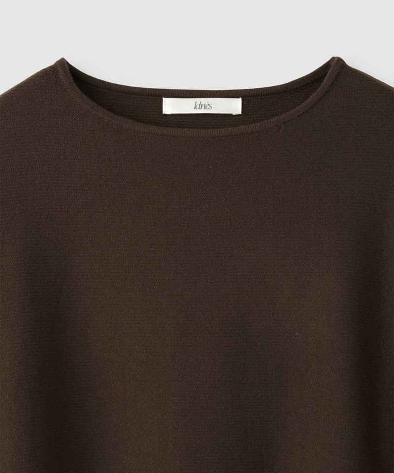 Idnes 横リブパールボタンニット レディース商品画像-25