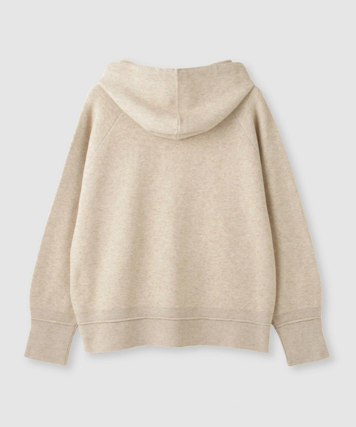 Idnes フードニットパーカー レディース