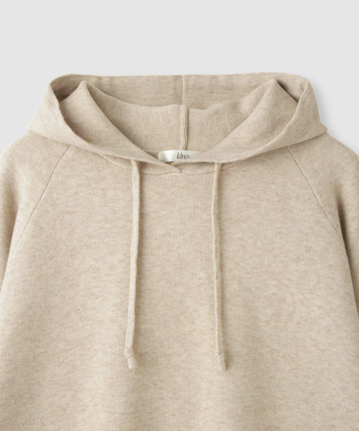 Idnes フードニットパーカー レディース